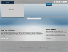 Tablet Screenshot of m1socialcrm.com